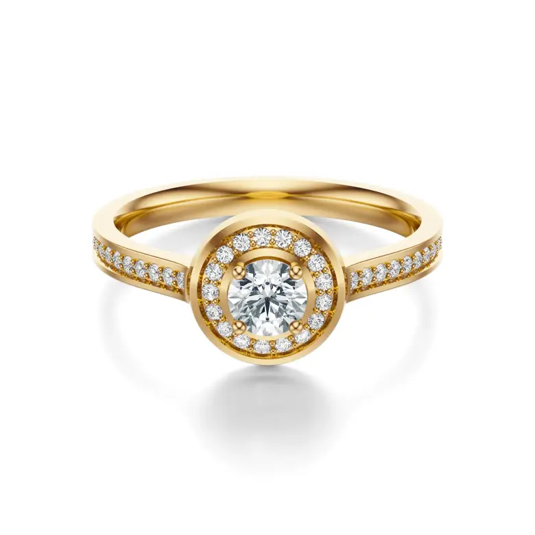 Pierścionek zaręczynowy z diamentami AJPZ_109